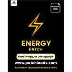 Energy vitamin patch for natural, sustained energy release.